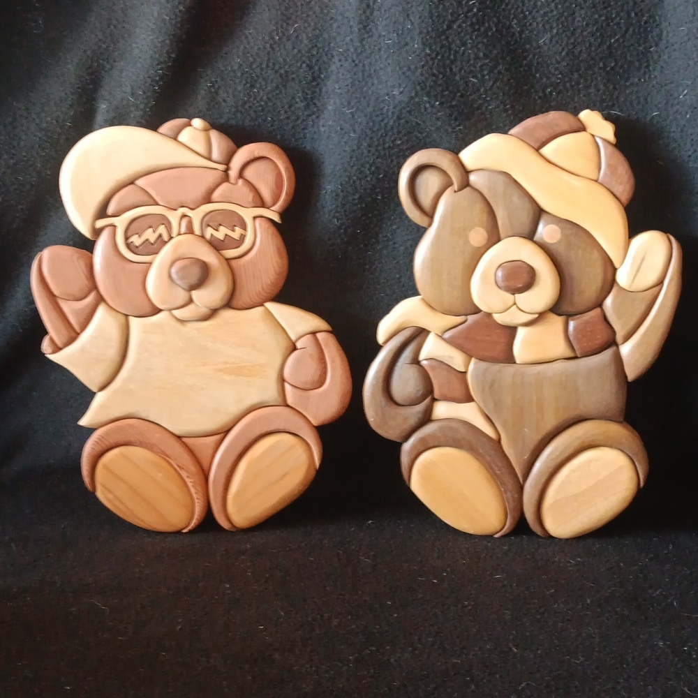 Wooden  bears